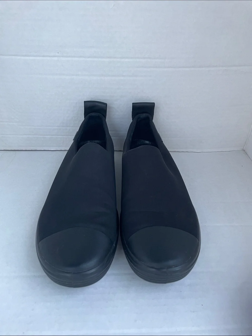 Ecco Black Slip-On Women's Sneakers